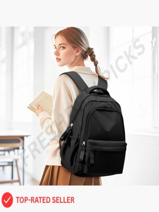 Lightweight Daypack Backpack for Laptop School Travel with Multiple Pockets